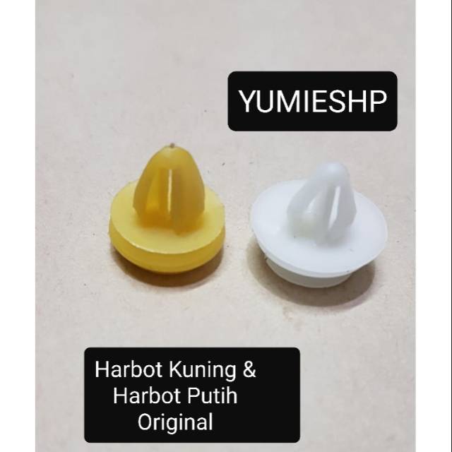 KANCING KLIP DOORTRIM HARBOT PINTU MOBIL KUNING PUTIH ORIGINAL