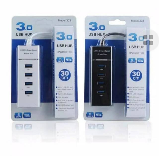 USB HUB 4 Port 3.0 Adapter High speed/High Speed 4 Ports USB HUB 3.0 Adapter