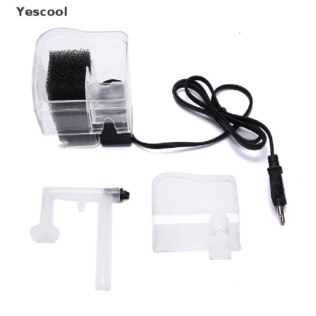 Yescool New Waterfall Hang On External Oxygen Pump Water Filter F Aquarium Fish Tank .