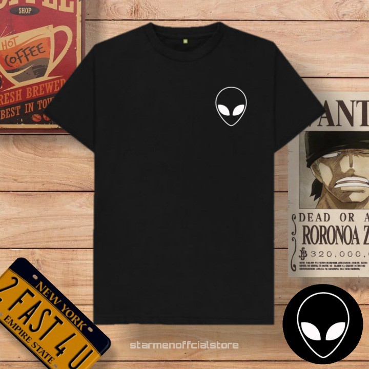 Kaos Distro Unisex ALIEN Katun Combed 30s / sablon polyflex /polyflex premium / Pakaian Pria Wanita Atasan Cowok Cewek /kaos kekinian / kaos viral / tshirt tumbrl tee basic /SIZE M , L , XL , XXL / kaus oblong oversize kaos murah best seller ready