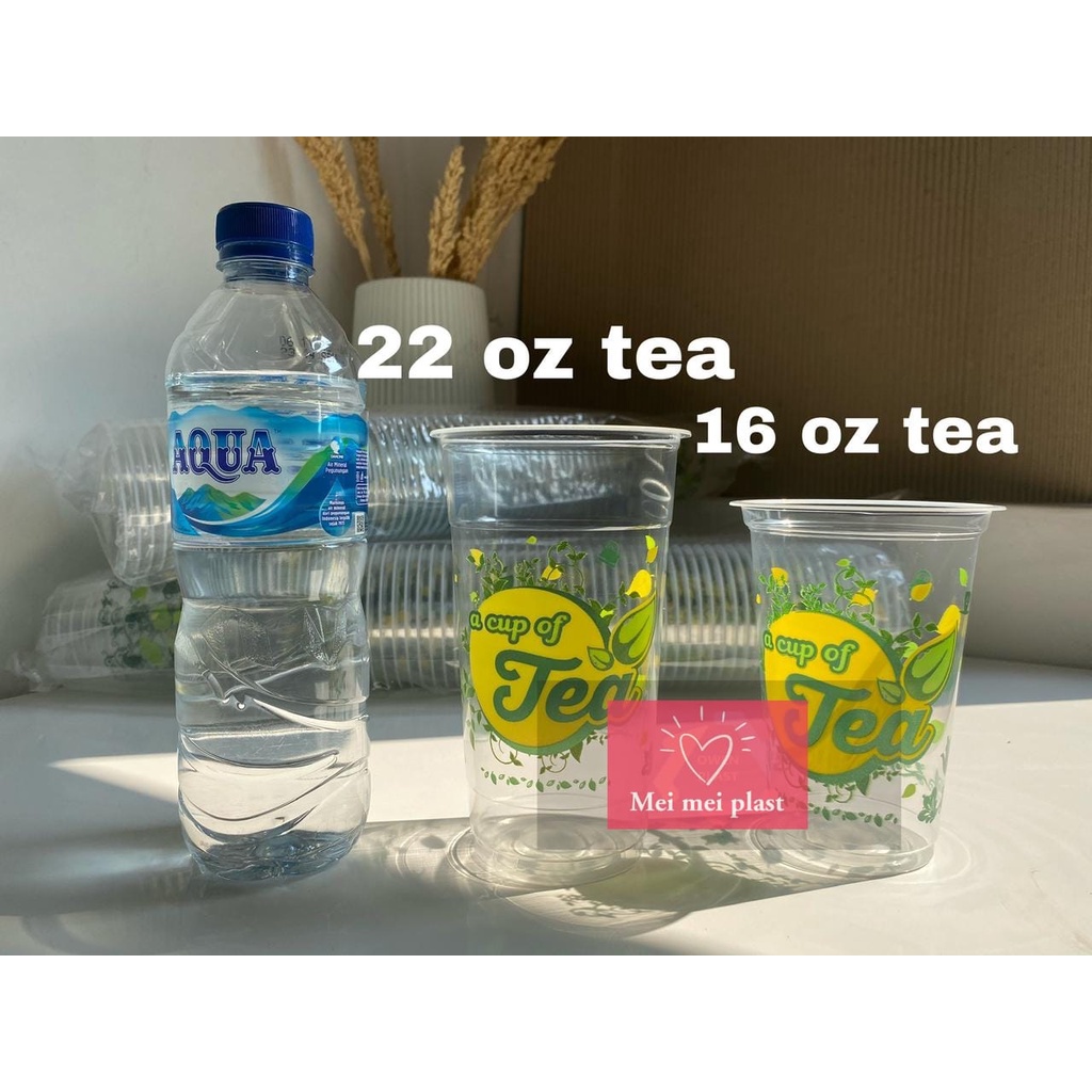 GELAS PLASTIK POP ICE BUBBLE/GELAS OZ/GELAS MOTIF TEH/GELAS PLASTIK MOTIF STARINDO 1 DUS ISI 1000 PC
