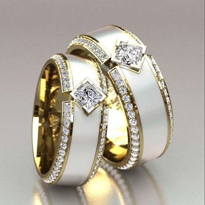 [READY] Fashion Engagement Couple Ring Mens/Womens Proposal Jewelry