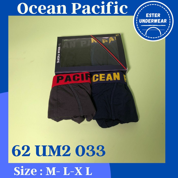 CELANA DALAM BOXER TERBARU OCEAN PACIFIC OP 2 033 isi 2 pcs