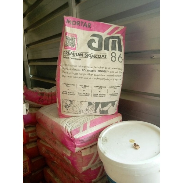 Semen Acian Premium AM 86 Premium Skimcoat - 40 kg