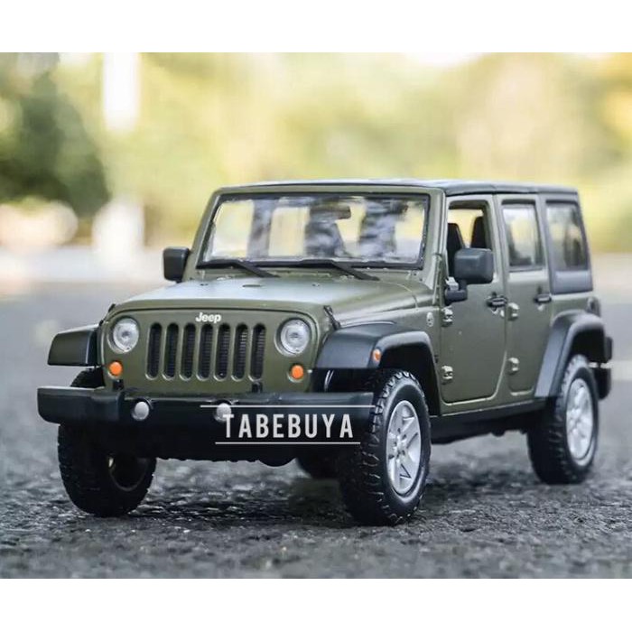 diecast jeep wrangler unlimited white