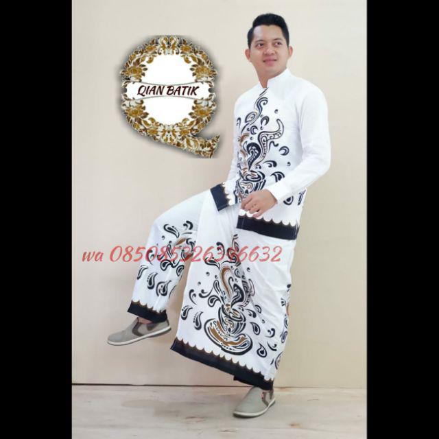 Setelan Sarung Baju Koko Batik Solo Trendy