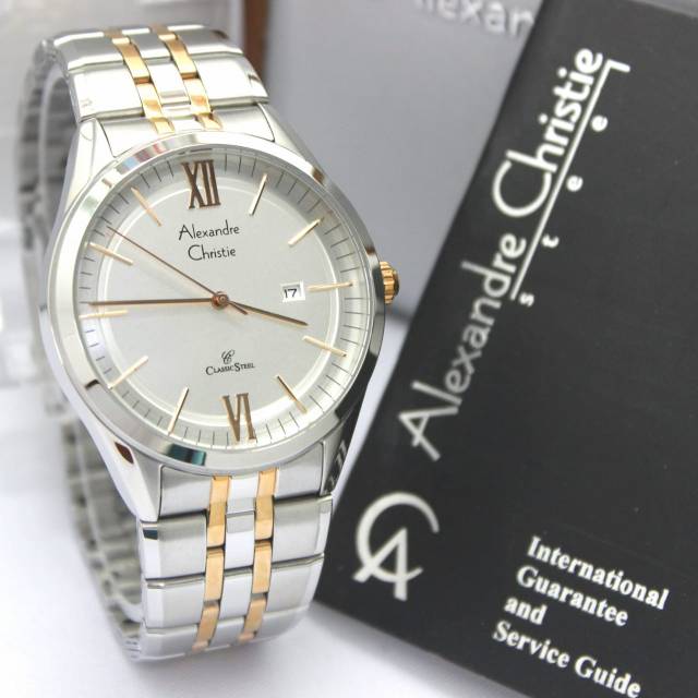 Jam Tangan Pria Atau Wanita Alexandre Christie Original  8510MD New Garansi Resmi