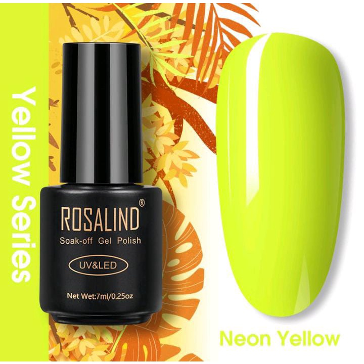 Rosalind YELLOW SERIES Gel Nail Polish UV LED / Kutek / Cat Kuku