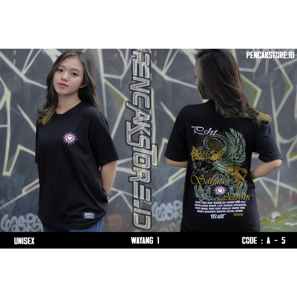 KAOS PSHT(WAYANG) kaos terbaru kaos murah kaos keren kaos psht berlabel distro