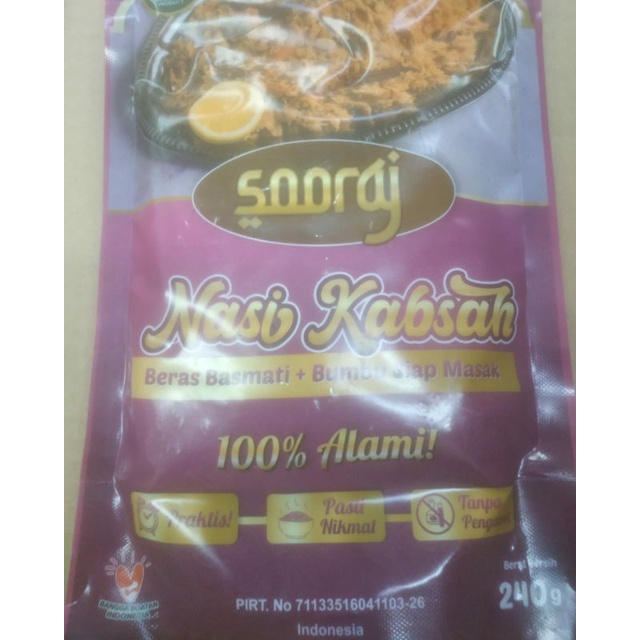 

nasi kabsah 240gr