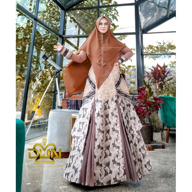 READY TSAVERIO SET SYARI BY DWINA-Coklat