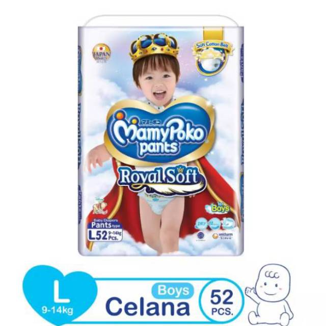 MamyPoko Pants Royal Soft -  L52 / XL46 / XXL38