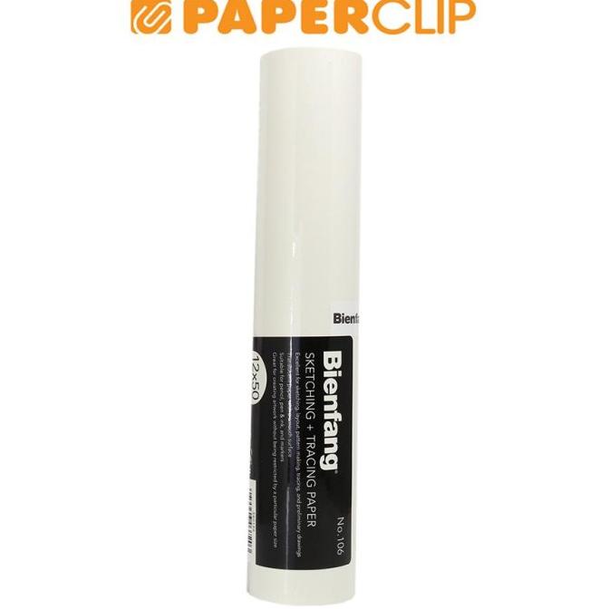 (BISA COD) TRACING PAPER BIENFANG WHITE SKETCHING & TRACING ROLL 50 YARD 340134 TERBATAS Kode 1423