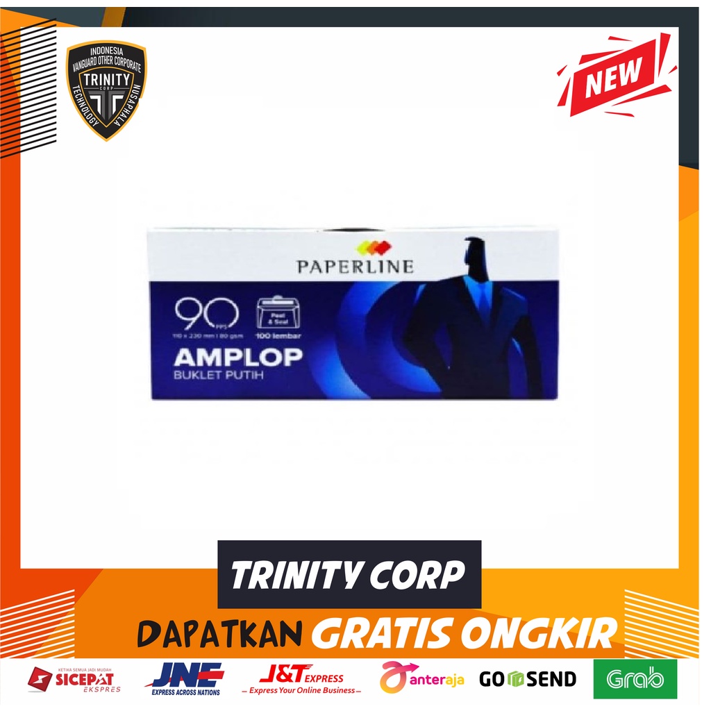 

Amplop Putih No 90 Merk Paperline ( Isi 100 lembar )