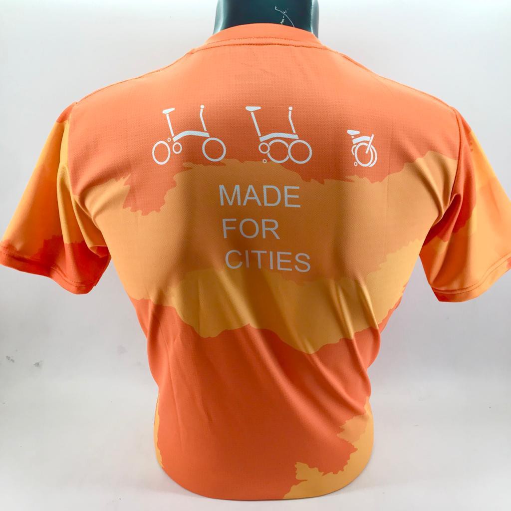 KAOS JERSEY SEPEDA GOWES Hijau/Merah/Orange/Abu DRI FIT