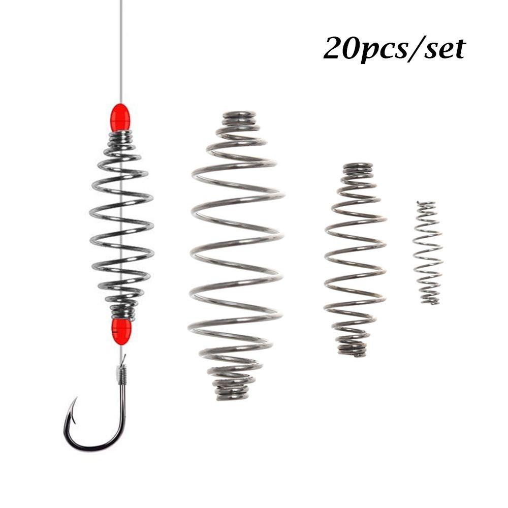 Chookyy 20pcs Memancing Musim Semi Feeder Cage Gaya Baru Olive Explosion S M L Carp Fishing Tackle