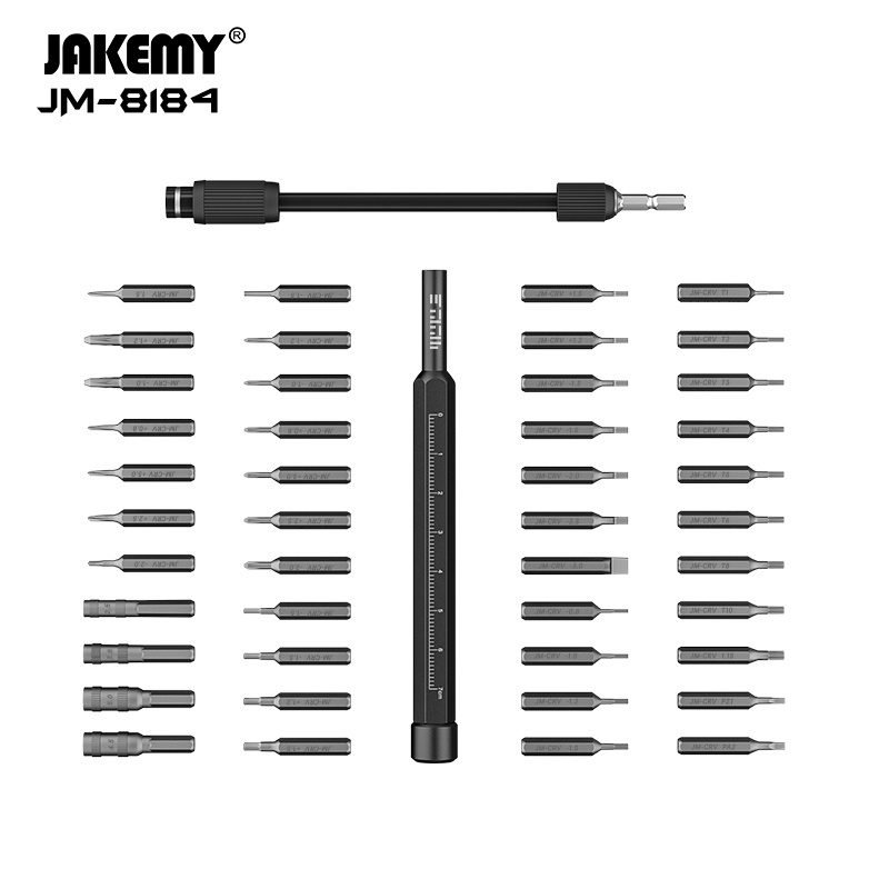 Jakemy JM-8184 47 in 1 Obeng Set Hp Komputer Laptop Bonus Dompet