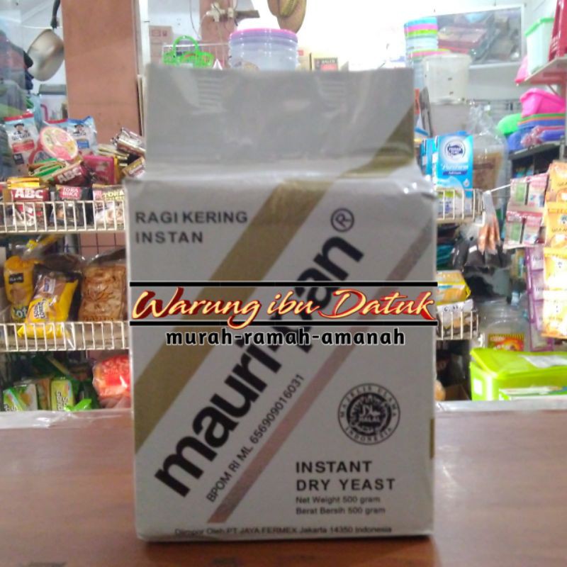 

Ragi Instant merk MAURIPAN Instant Dry Yeast 500g