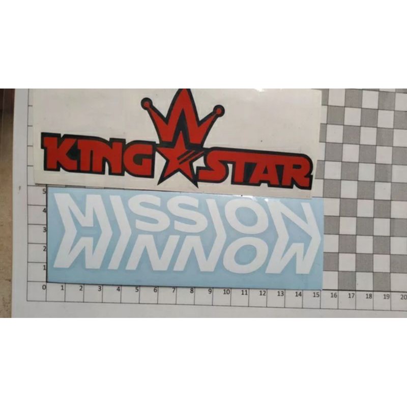 

stiker mission winnow 15cm