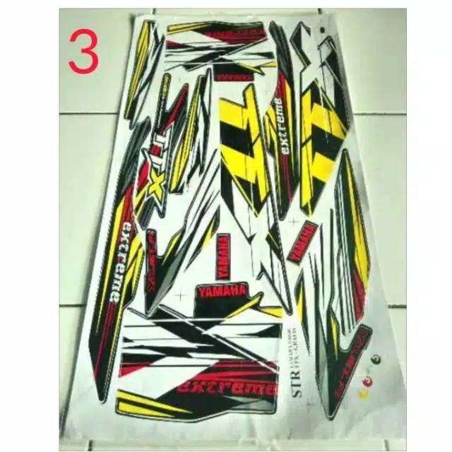 Sticker / Striping Variasi Yamaha XRIDE 110 / Xride Lama TTX #004