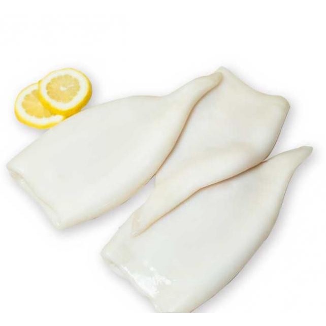 

CUMI KUPAS BERSIH 500 GRAM FROZEN / CUMI TUBE SEAFOOD 500 GR CALAMARI