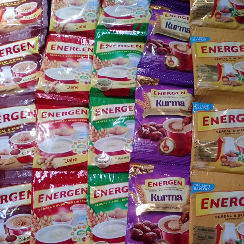 

Energen sereal dan susu ecer 1 sachet