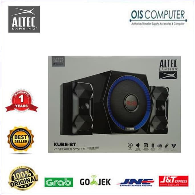 TELARIS ALTEC LANSING KUBE-BT 2.1 WIRELESS BLUETOOTH SPEAKER SYSTEM 3011 KUBE - BLACK