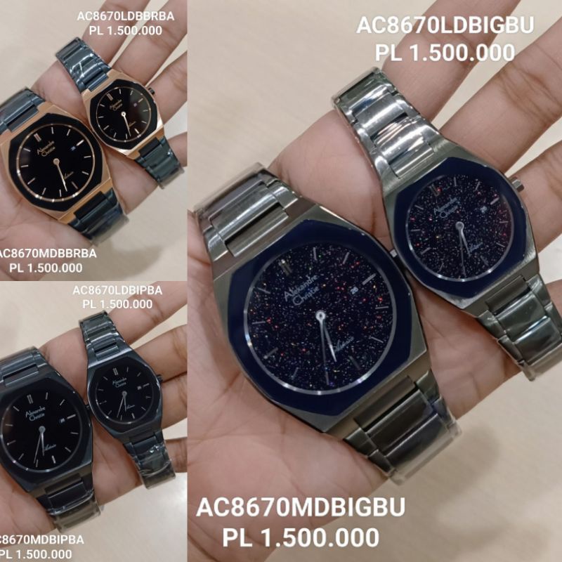 Alexandre Christie Couple Ac8670 Asteria Original  || Ac 8670 Md || Ac 8670 Ld