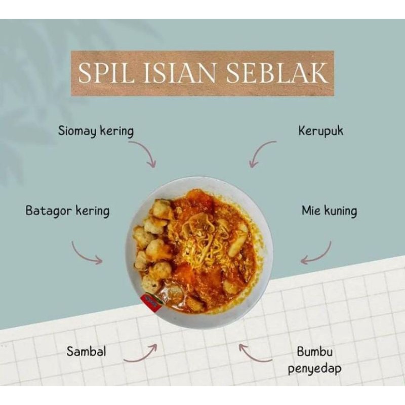 

Seblak wenak maacih instan