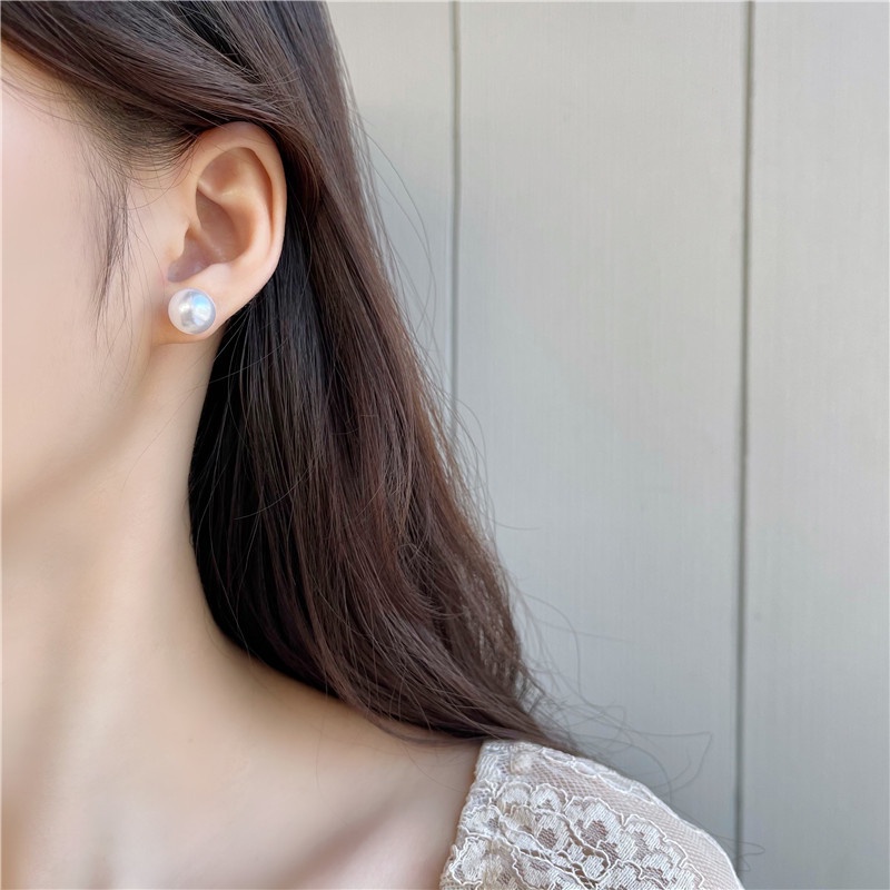 Anting Tusuk Mutiara Kecil Simple Untuk Wanita