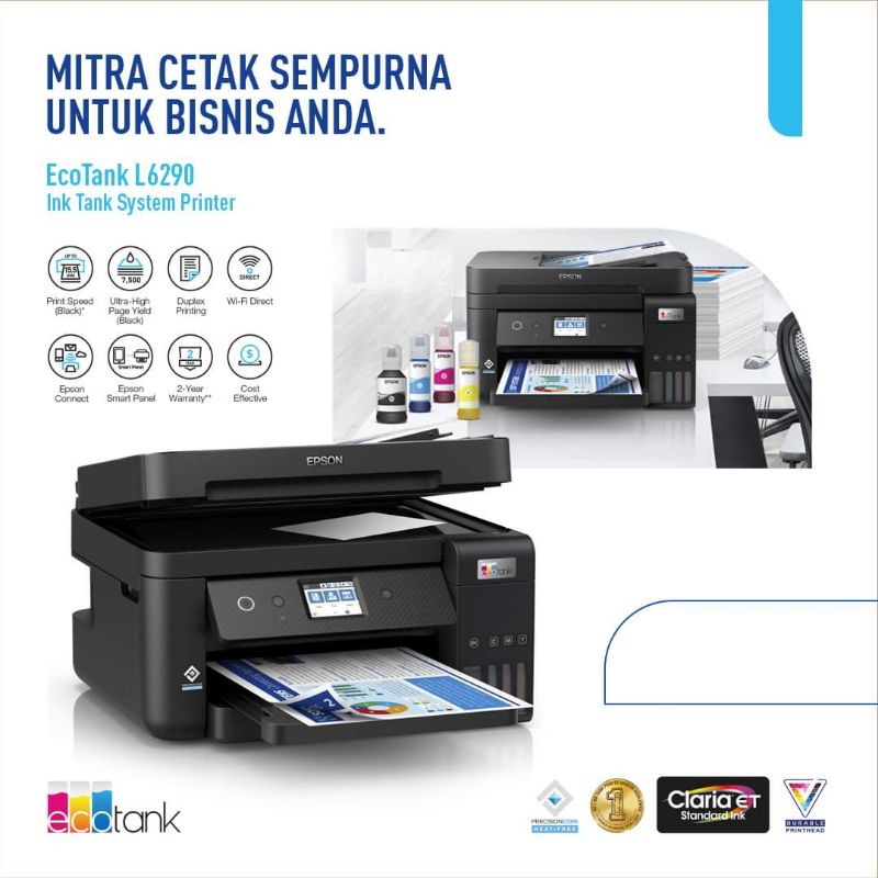 Epson EcoTank L6290 A4 Wi-Fi Duplex All-in-One Ink Tank Printer ADF