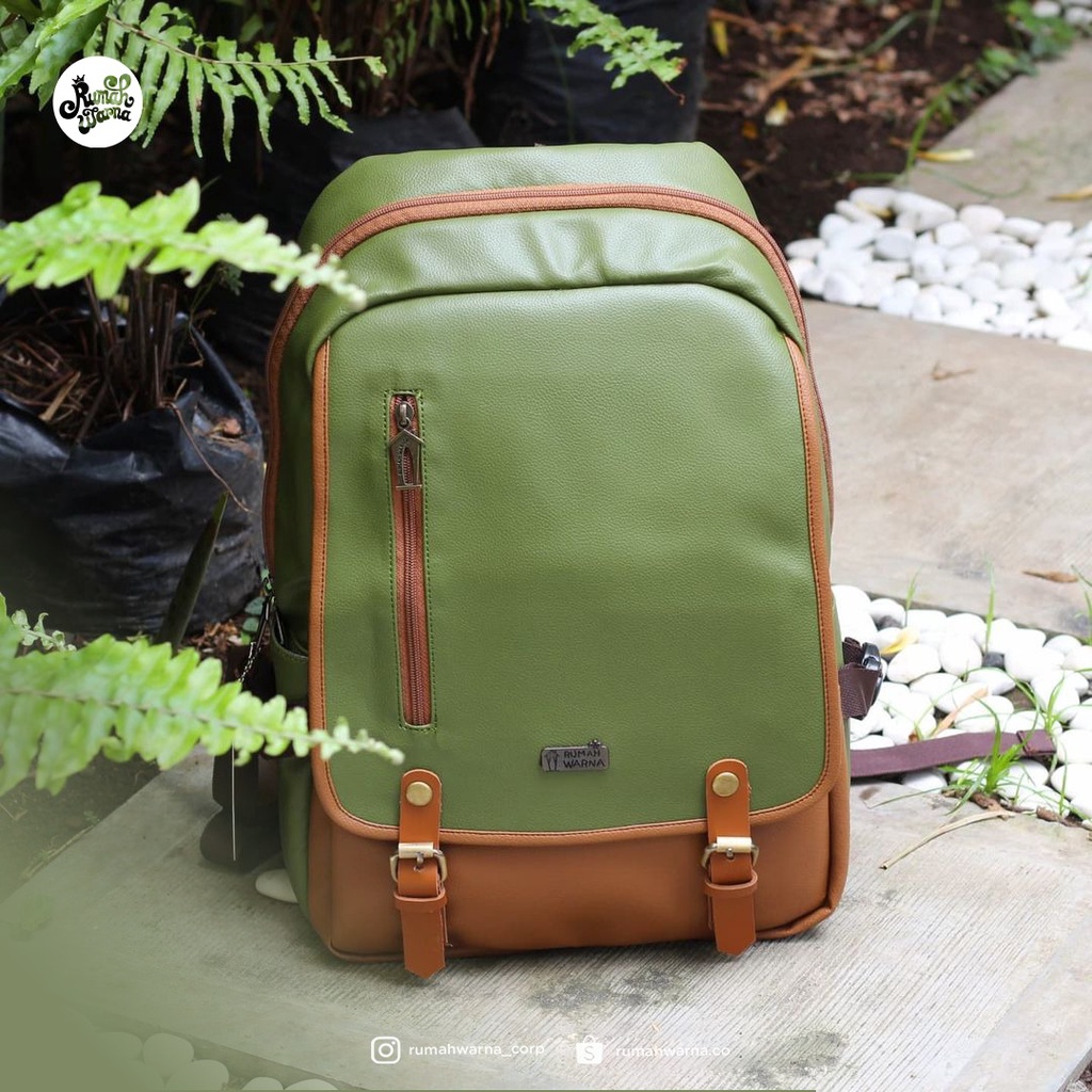 OFFICIAL Tas Ransel Wanita Rumah Warna BONIE