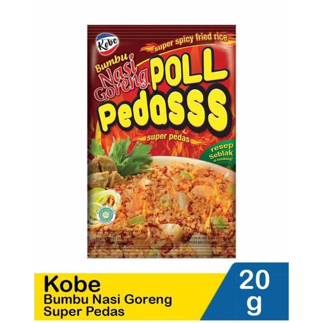 

Kobe Bumbu Nasi Goreng Pedas 20 g