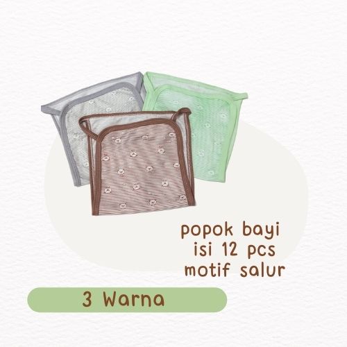 Isi 12 PCS 6 PCS Popok Bayi Baru Lahir Popok Kain Cuci Ulang Newborn Baby and Kids