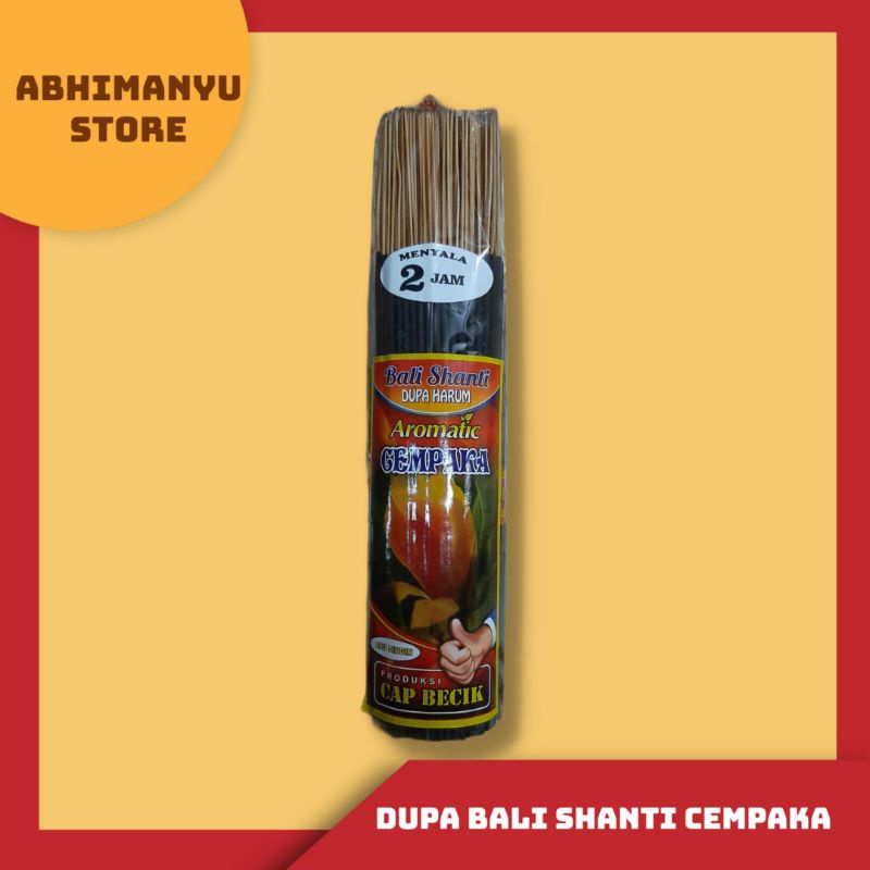 Dupa / Hio Bali Wangi Harum Cap Becik 32 cm 800 gr Bali Shanti Aroma Cempaka
