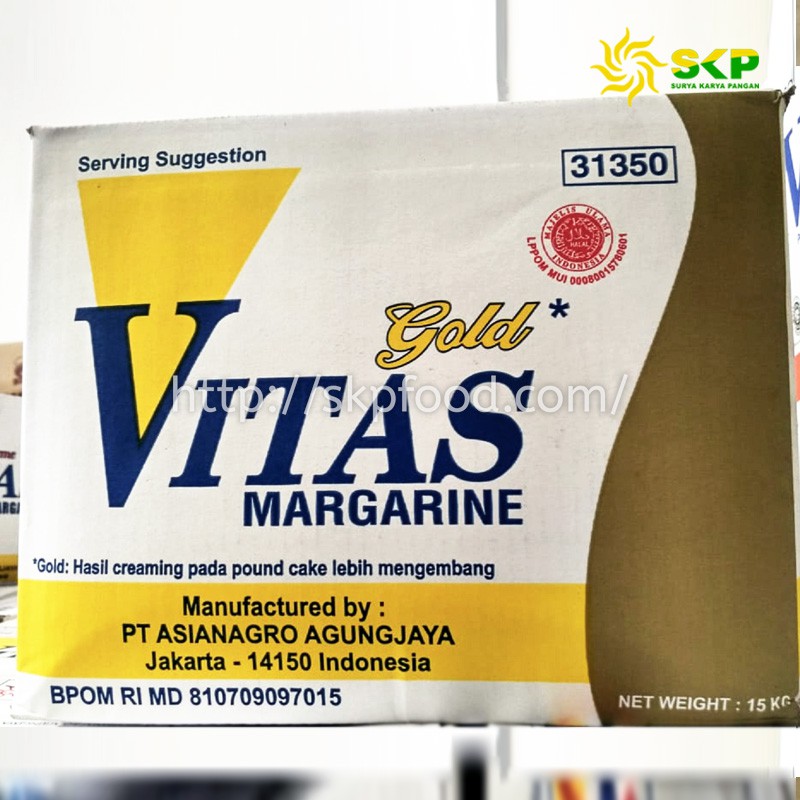 VITAS GOLD Margarin / Mentega / Margarine 15kg