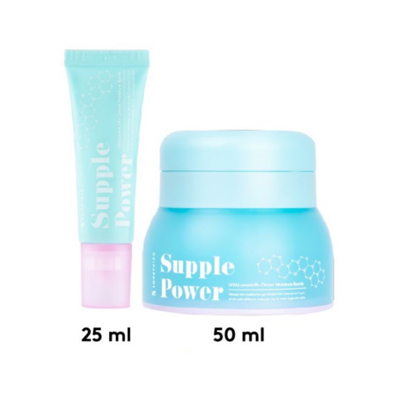 SOMETHINC Supple Power HYALuronic9+ Onsen Moisture Bomb 50ml &amp; 25ml.