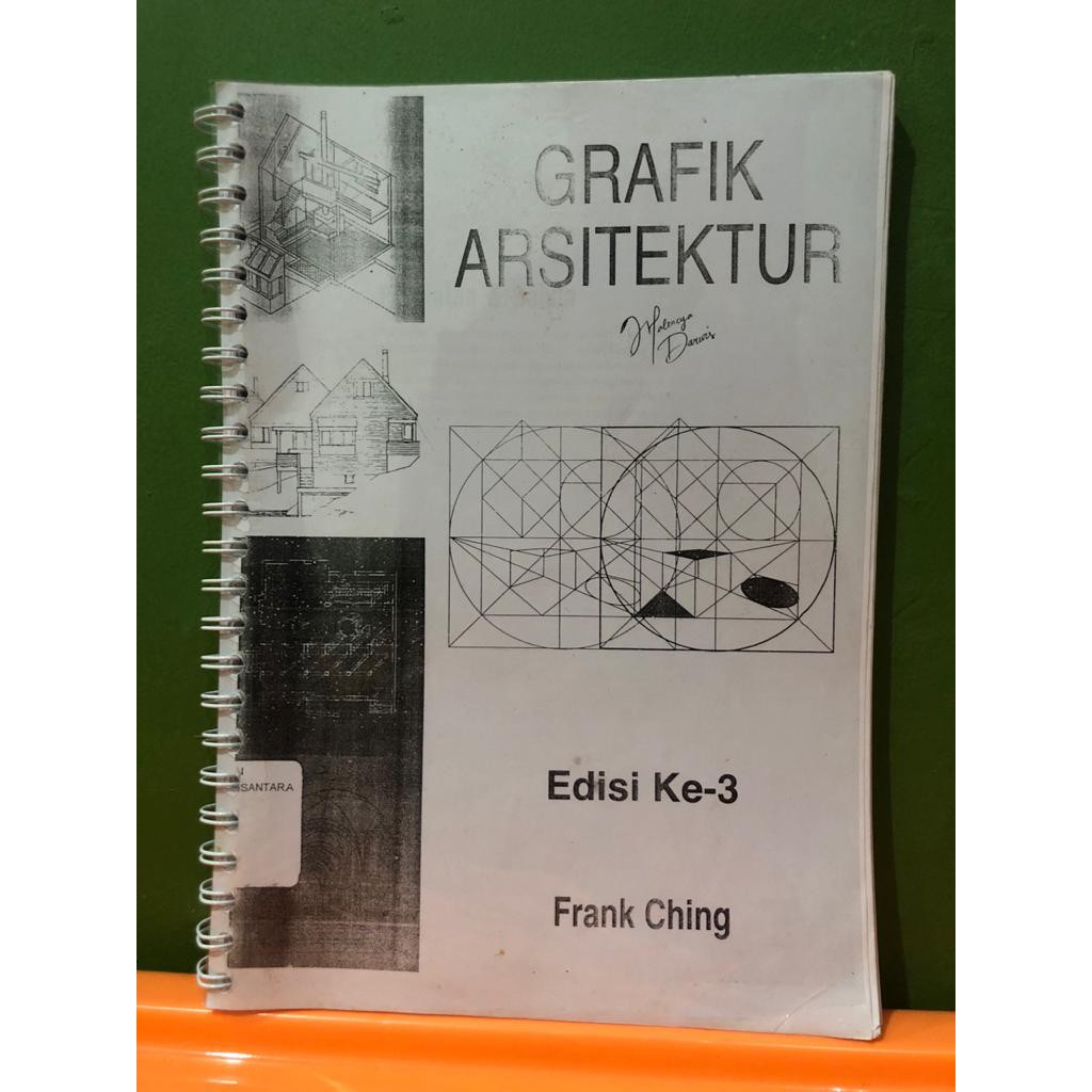 Buku original grafik arsitektur - edisi ke 3 - frank ching ORI