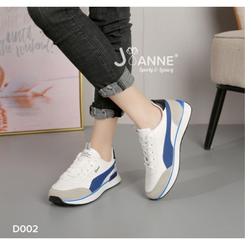 RESTOCK!! JOANNE Sepatu Sporty Sneakers Shoes D002 [ORIGINAL BRAND]