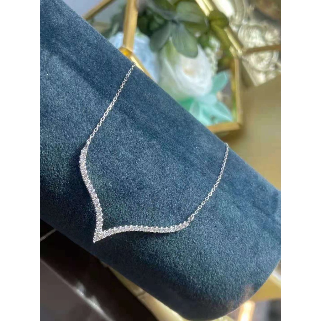 Kalung KL185 S925 Perak Premium Fashion Wanita Kalung unik Lucu Elegant / Deluna/ BB