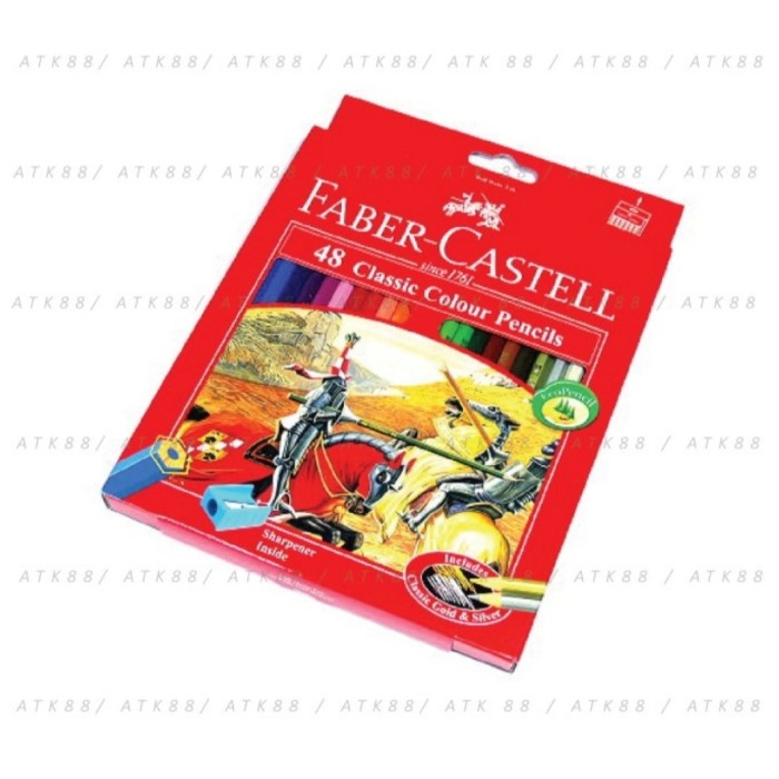 

(BISA COD) pensil warna Faber Castell 48 classic