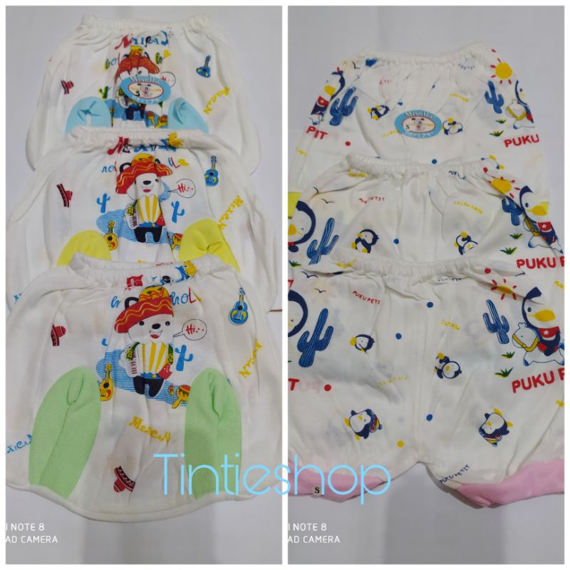 Celana bayi pop / persegi  Newborn  0 - 3 bulan