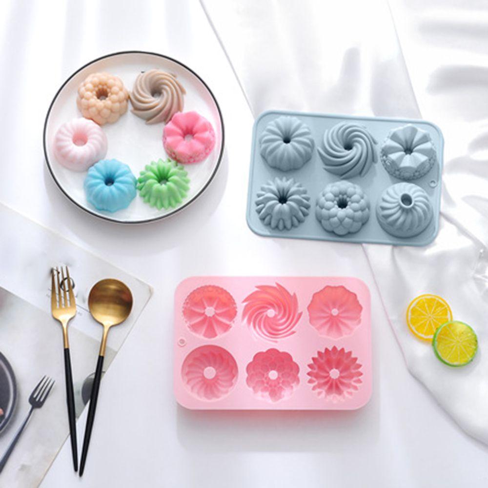 Top 3D Muffin Cup Baking Soap Mould Alat Dekorasi Kue Cetakan Jelly Dome Mousse