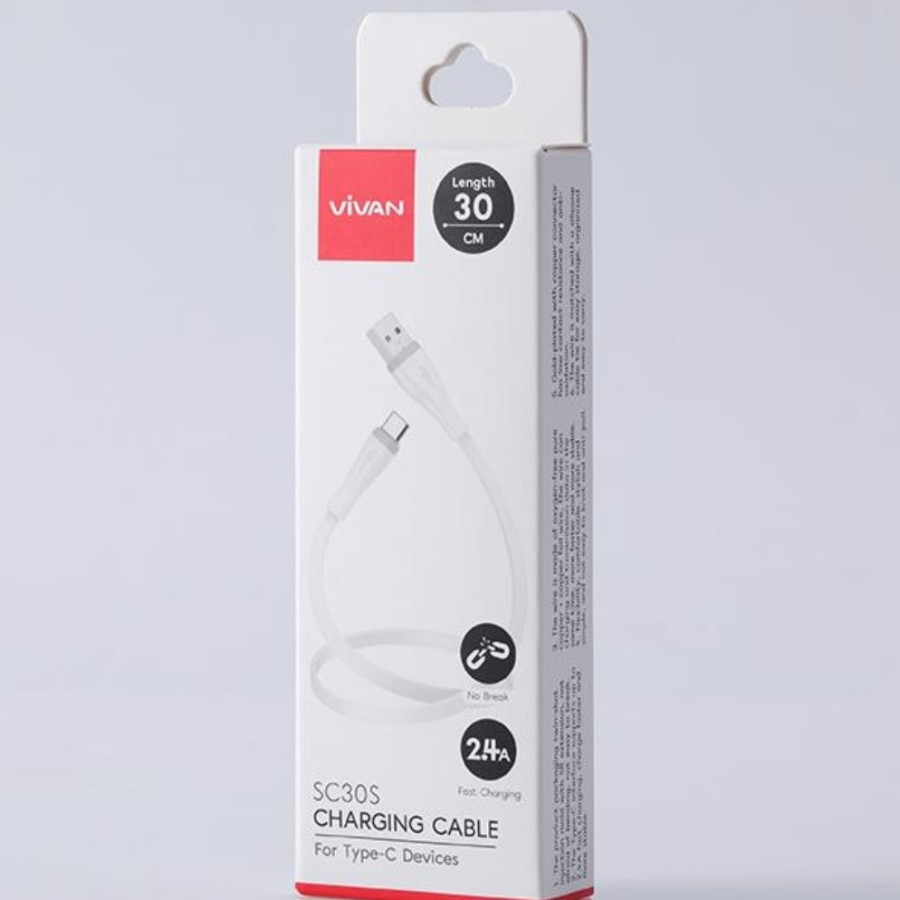 Kabel Data Type C 30cm - Kabel Usb C Fast Charging SC30