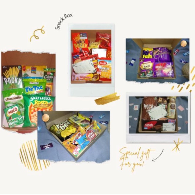 

Snack Box/Hampers/Hadiah untuk Ulang Tahun, Wisuda dan Anniversary