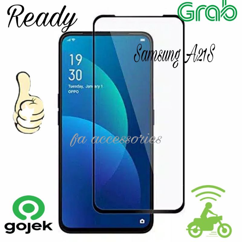 Tempered Glass 5D 9D Samsung A02 A02S A21S Tempered glass 5d full lem screen protector antigores