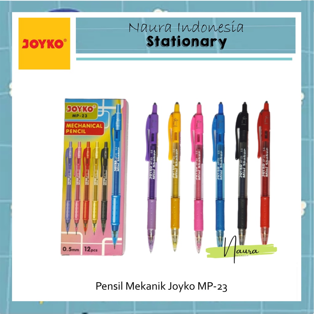 

Pensil Mekanik Joyko MP-23 | Mechanical Pencil Joyko MP-23 0.5mm | Pensil Isi