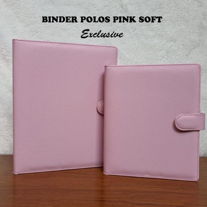 

READY COD BINDER POLOS EXCLUSIVE WARNA PINK SOFT A5 DAN B5 PROMOKode 1833