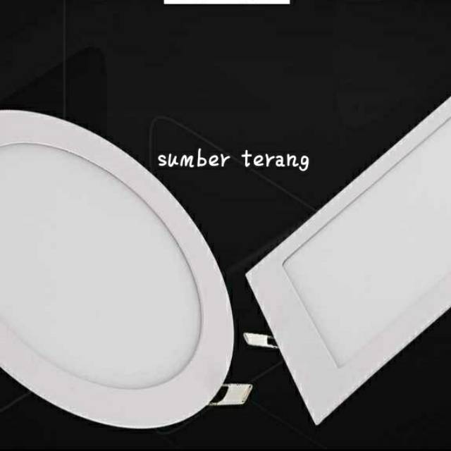 11.11 big sale / Led panel IB lampu down light led 12watt bulat kotak putih kuning