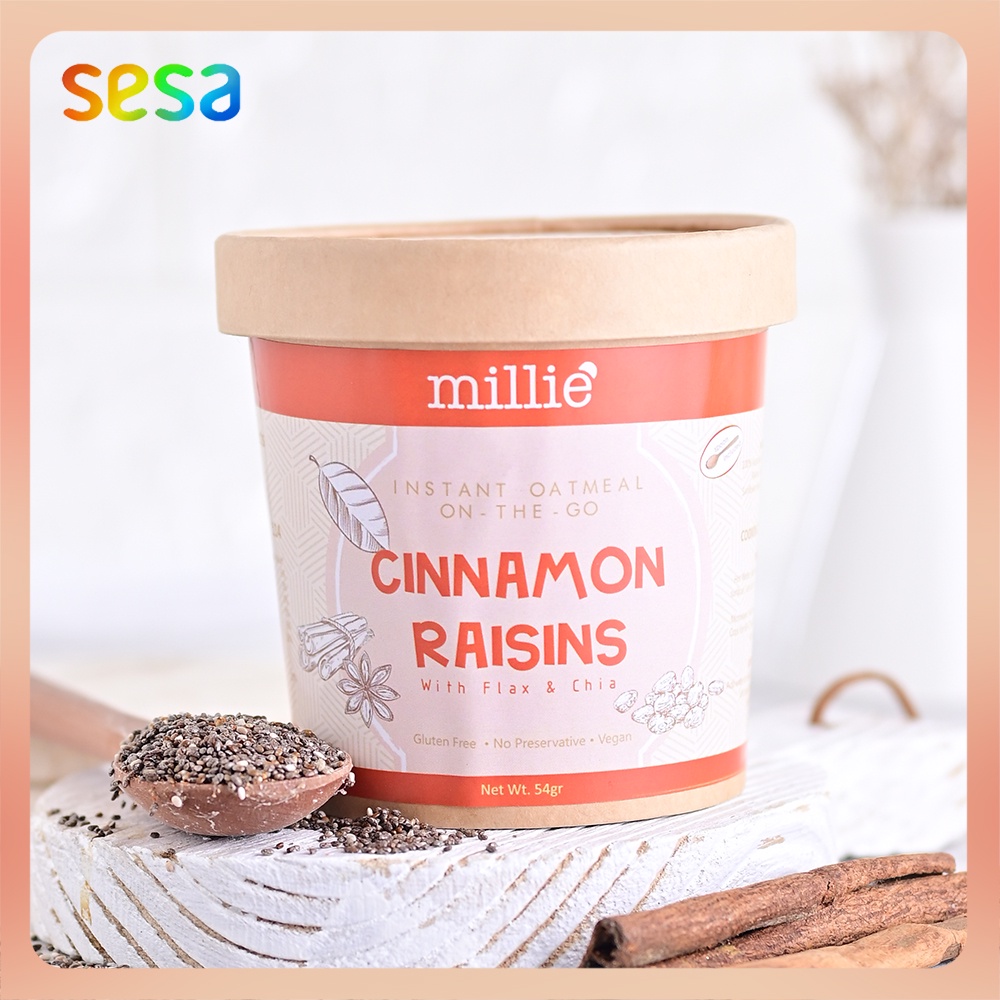 

Millie - Instant Oatmeal Cinnamon Raisins 54 g